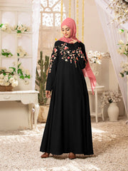 Cocktail Black Abaya