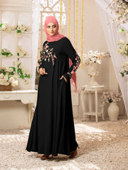 Cocktail Black Abaya