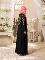 Cocktail Black Abaya