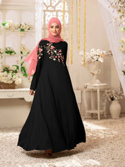 Cocktail Black Abaya