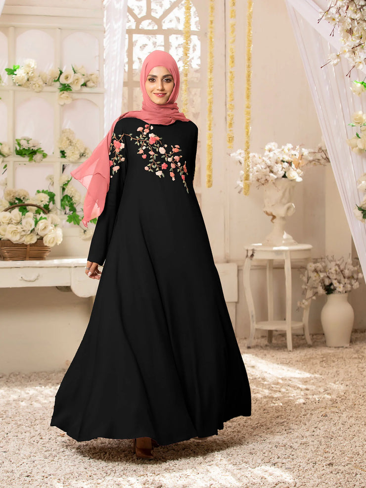 Cocktail Black Abaya