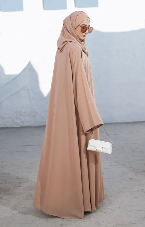NAIRA BEIGE ABAYA