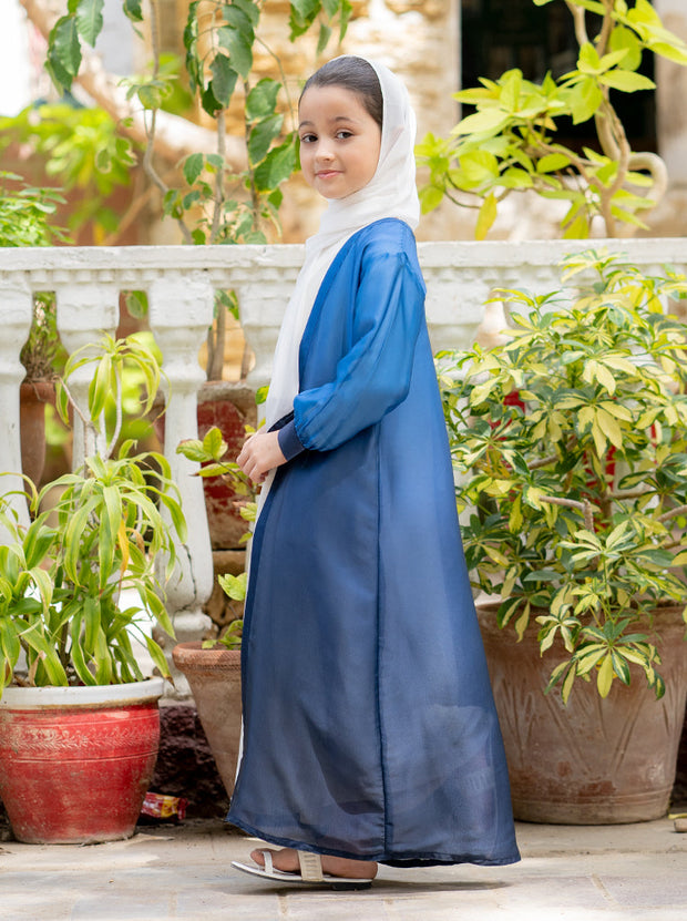 MASHAEL 2- PIECE CHIFFON OPEN ABAYA (KIDS)