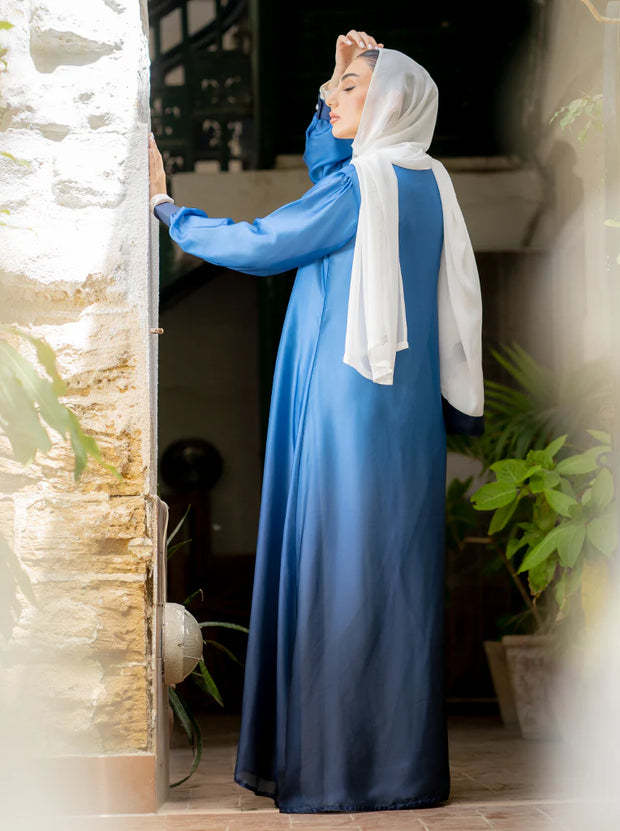 MASHAEL 2-PIECE CHIFFON OPEN ABAYA (MOMMY)